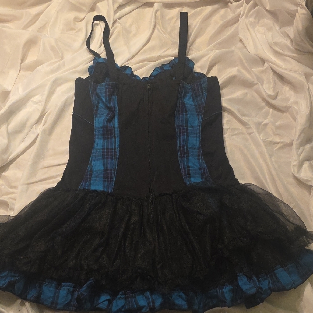 Tripp NYC Black and Blue Dress - Picture 5 of 5